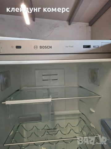 Хладилник с фризер BOSCH ИНОКС NO FROST вис.185см. А+++, снимка 5 - Хладилници - 54659993