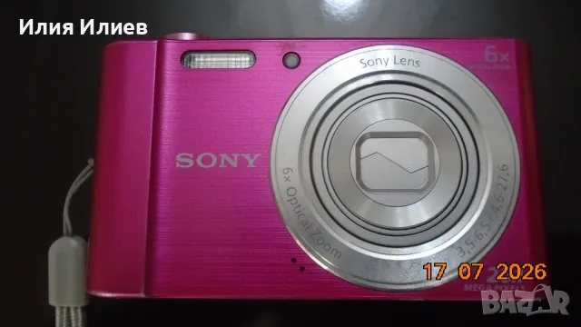 Sony Cyber-shot DSC-W810 Carl Zeiss Lens - Pink, снимка 2 - Фотоапарати - 55320430