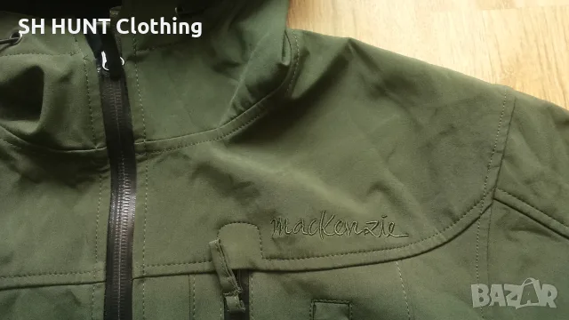 Mackenzie HUNTER Softshell Jacket размер M / L за лов риболов яке вятърно устойчиво - 2781, снимка 4 - Екипировка - 55317791