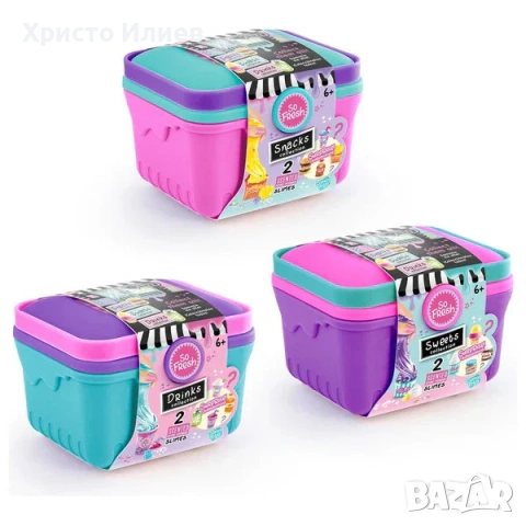 CANAL TOYS Мини кошничка с цветен слайм, снимка 6 - Пластелини, моделини и пясъци - 54466277