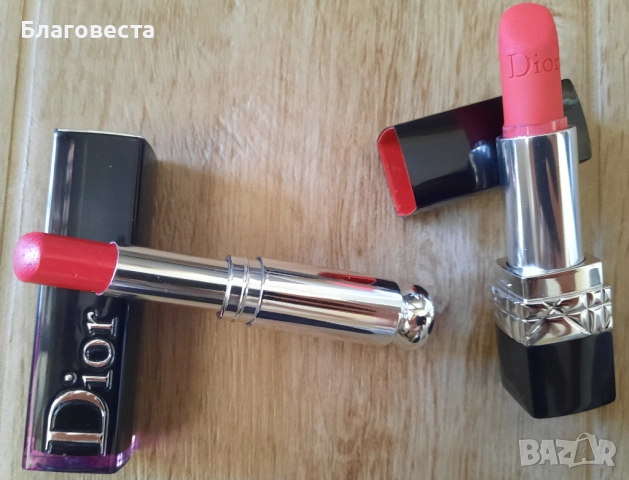 Червило Dior (два броя)- Цената е за двете! , снимка 2 - Декоративна козметика - 54559398