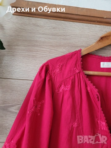 Разкроена рокля памучна материя , снимка 3 - Рокли - 54091892