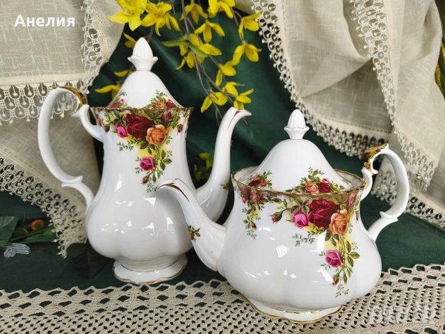 Royal Albert old country rose 🌹за кафе и други неща , снимка 8 - Чаши - 55268285