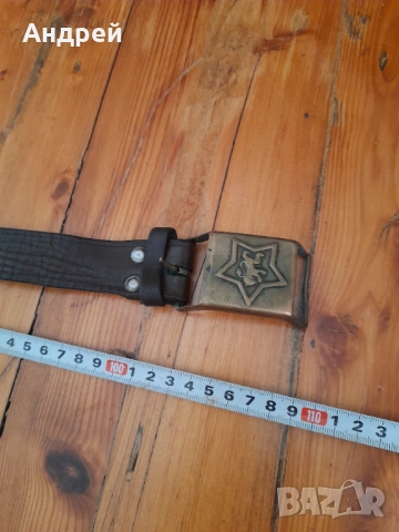 Стар Военен колан #18, снимка 5 - Антикварни и старинни предмети - 54044188