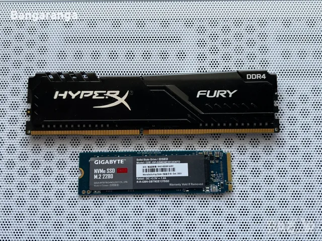 8GB RAM DDR4 HyperX + 512GB NVMe , снимка 10 - RAM памет - 55333962