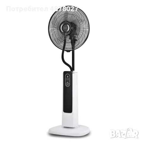 Вентилатор с водна мъгла 16'' , 75W, LED, дист. упр-е, снимка 6 - Вентилатори - 55651383