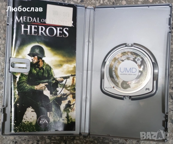 Medal of Honor: Heroes — PSP (Platinum) — оригинал с книжка, снимка 2 - Игри за PlayStation - 54933892