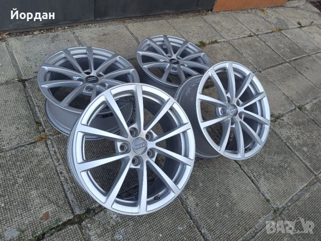 ОРИГИНАЛНИ джанти 17 ' цола 5x112 AUDI / АУДИ А4 А6 VW SKODA ET36, снимка 3 - Гуми и джанти - 54485957