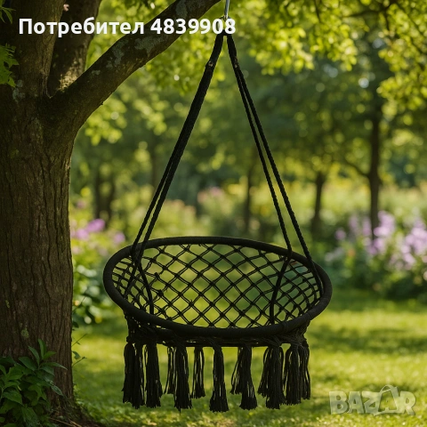 Висяща градинска люлка   , снимка 2 - Градински мебели, декорация  - 55058321