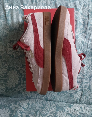 Дамски сникърси Puma Club II Era Естествена кожа 41, снимка 4 - Маратонки - 54960916