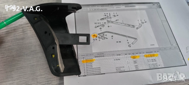 51121888288**NEU**НОВА ЧАСТ**BMW**E30**Накрайник Десен за хромирана задна броня** 