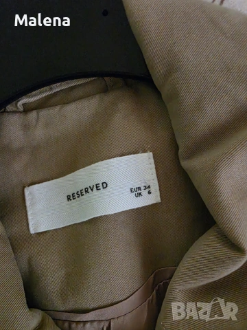 Тренч Reserved, снимка 4 - Палта, манта - 54501274