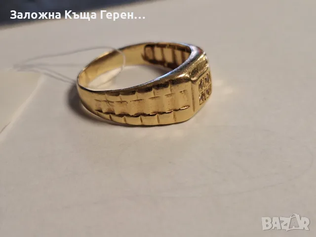 Мъжки златен пръстен 5,52гр., снимка 3 - Пръстени - 55527593