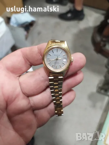 Позлатен часовник Tissot автомат, снимка 9 - Антикварни и старинни предмети - 55654343