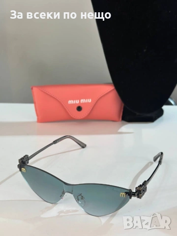 Miu Miu Слънчеви Очила С UV400 Миу Миу С ПОДАРЪК🎁Калъф - Различни Цветове Код SK1481, снимка 2 - Слънчеви и диоптрични очила - 54460911