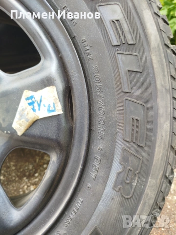 Оригинални джанти с гуми за Subaru Forester SF – 15", снимка 2 - Гуми и джанти - 54388882