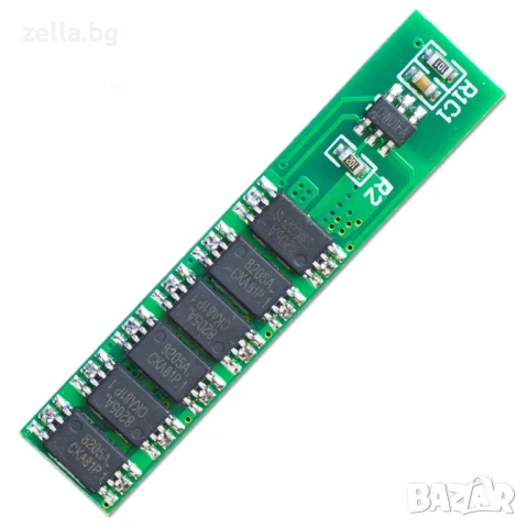 Комплект от 6 броя BMS модул 1S 18650 3.7V 10A с пълна защита за Li-ion и LiPo батерии 10453, снимка 9 - Друга електроника - 54703337
