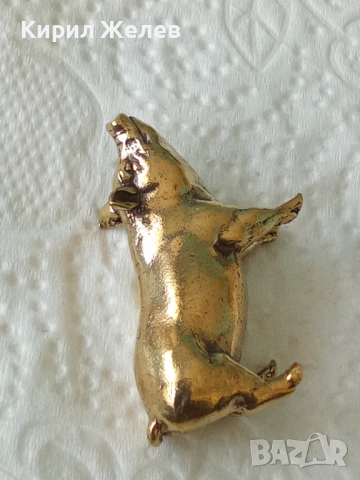 Бронзова фигурка на 🐷 прасе 44637, снимка 4 - Колекции - 54172882