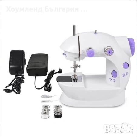 Мини шевна машина с педал, снимка 2 - Шевни машини - 54356589