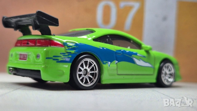Mitsubishi eclipse fast and furious hot wheels , снимка 3 - Колекции - 54783223