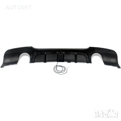 Дифузьор за задна броня за BMW E90/E91 (05-11) F1 стоп- черен гланц, снимка 4 - Аксесоари и консумативи - 55006172