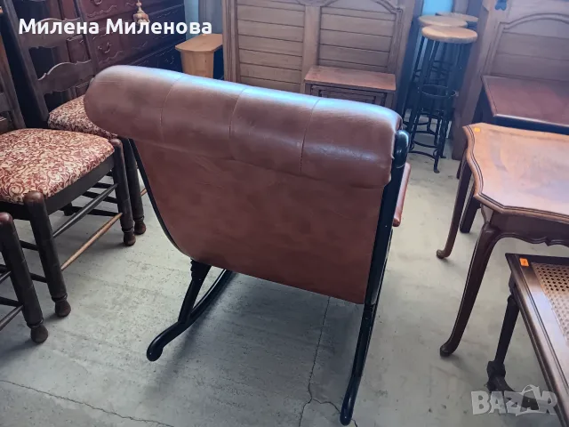 Люлеещо кресло тип Честърфийлд, снимка 5 - Дивани и мека мебел - 55457428