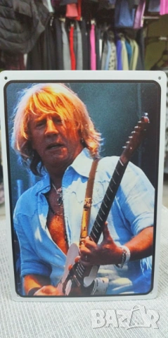 Rick Parfitt-метална табела (плакет), снимка 2 - Китари - 54086468