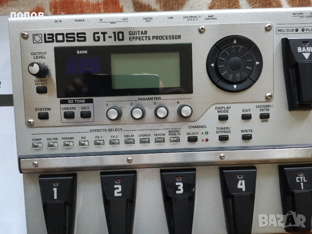 Boss gt 10 guitar processor -НАМАЛЕНИЕ , снимка 5 - Китари - 54529989