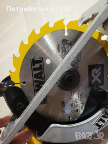 Акумулаторен циркуляр DeWalt DCS391. Само тяло. 105€ (цената е крайна!), снимка 2 - Други инструменти - 54775034