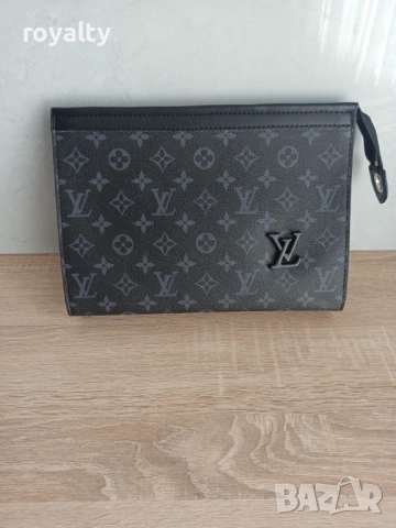 Louis Vuitton Нов Мъжки Кожен Клъч Различни Цветове Луи Витон , снимка 5 - Портфейли, портмонета - 54421959