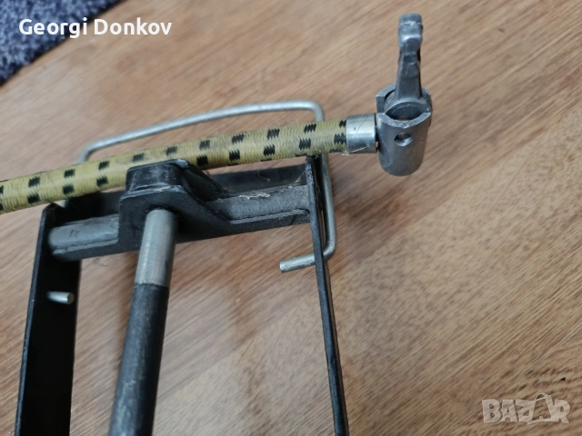 Ретро крачна помпа за кола/велосипед с манометър (МТ-63) , снимка 4 - Аксесоари и консумативи - 54678066
