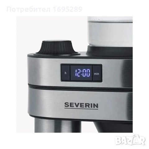 Капкова кафемашина KA 5763 CAPRICE, сребриста, Severin, снимка 2 - Кафемашини - 55010105