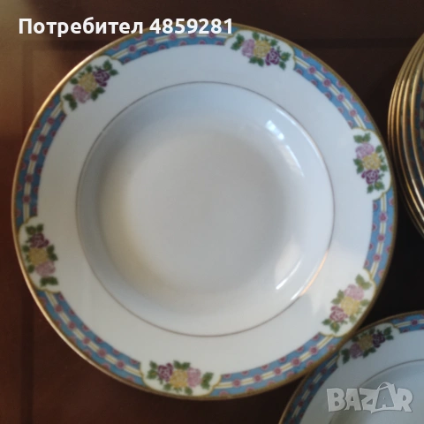  Порцеланови чинии , снимка 6 - Чинии - 54984679