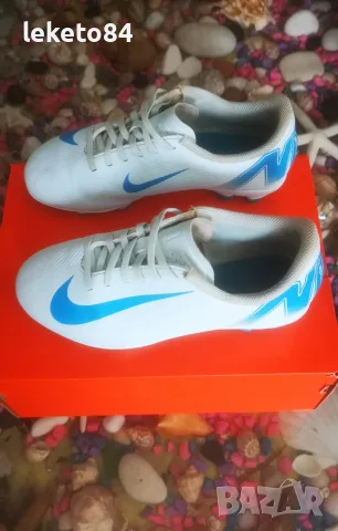 Детски бутонки футболни обувки Nike Найк Mercurial номер 33, снимка 4 - Футбол - 55573569