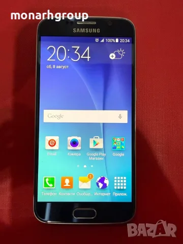 Телефон Samsung Galaxy S6/RAM 3GB/32GB, снимка 2 - Samsung - 55598697