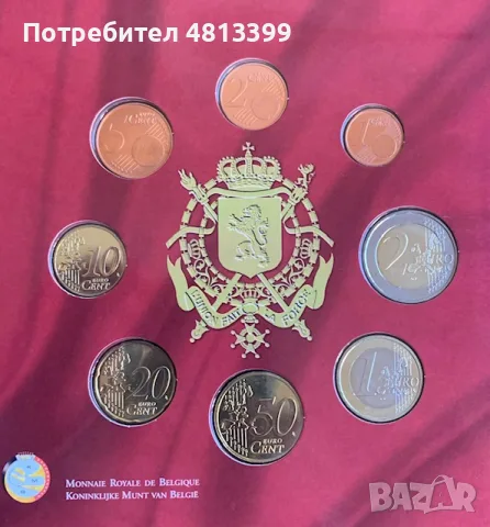 Годишен комплект евро монети БЕНЕЛЮКС 2004 г., снимка 10 - Нумизматика и бонистика - 55551691