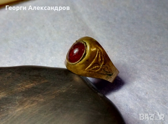 Старинен БРОНЗОВ ПРЪСТЕН Класически РЕТРО Модел