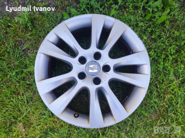 Оригинални алуминиеви джанти 17-ки Ronal за Seat Alhambra 7N 2010-2020г., снимка 2 - Гуми и джанти - 54861919
