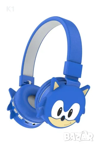 Безжични bluetooth слушалки Соник с вграден микрофон, Sonic headset, снимка 2 - Bluetooth слушалки - 55485860