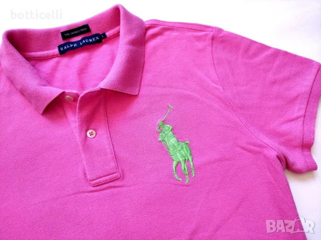 POLO Ralph Lauren Cotton Womens Shirt - L - оригинална дамска тениска, снимка 5 - Тениски - 55494570