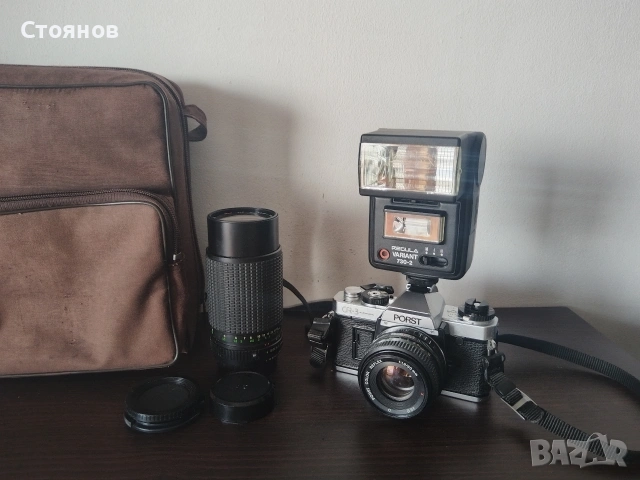 Фотоапарати EXA 1a Germany, PORST GR-3 automatic Japan, снимка 16 - Чанти, стативи, аксесоари - 44529531