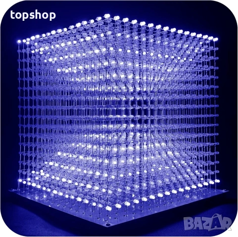 Нова професионална дънна платка iCubeSmart 3D16MINI за 3D LED Куб (4096 диода)  , снимка 2 - Части и Платки - 54526022