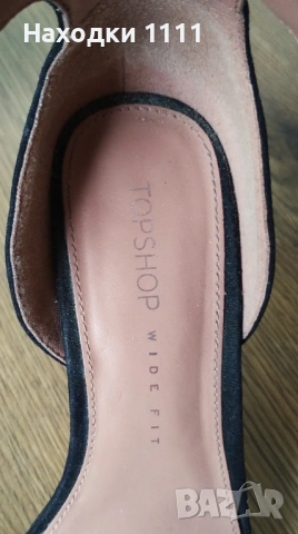 Невероятни черни сандали TOPSHOP, тънък ток, номер 39, перфектни, снимка 4 - Сандали - 54516859