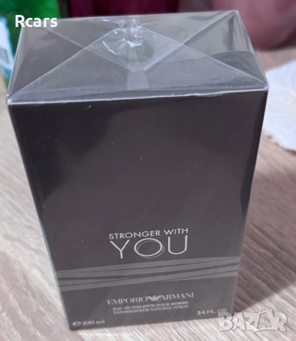 Парфюм armani stronger with you 100мл, снимка 2 - Мъжки парфюми - 54155293