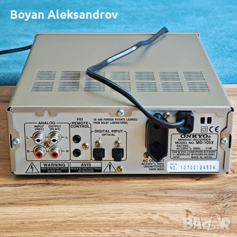 Onkyo MD-105X (европейска версия) [Intec 205 series], снимка 6 - Декове - 55068712