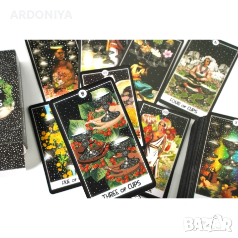 The Intuitive Night Goddess Tarot - карти Таро, снимка 9 - Езотерика - 54161357