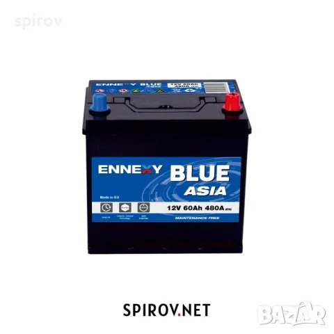 Акумулатор Ennexy Blue Asia JIS 12V 60AH 480A (R+)