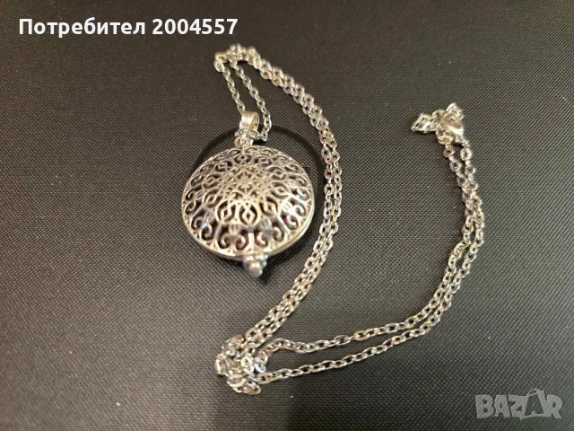Големи Арома колиета-дифузери с верижка + ПОДАРЪК дифузер за кола, снимка 4 - Колиета, медальони, синджири - 55396736