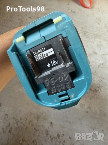 Makita DGA 511 безчетков ъглошлайф, снимка 5 - Ъглошлайфи - 55469972