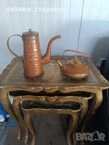 медна кана и чайник 